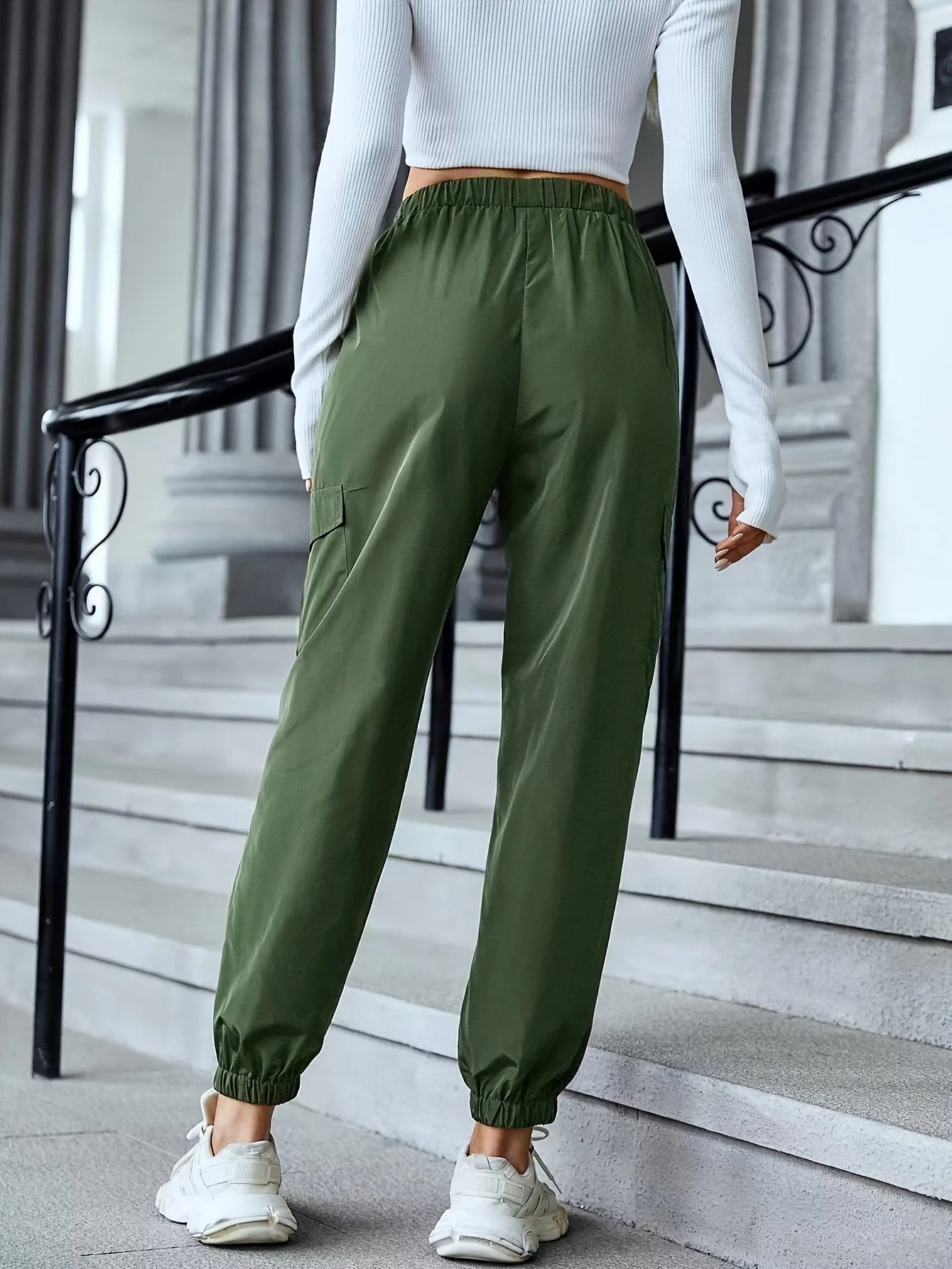 Viscose Slim Fit Casual Sports Pants